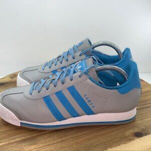 Adidas Samoa Gray RARE Mens Size 9 Athletic Leather Shoes Sneakers C77057